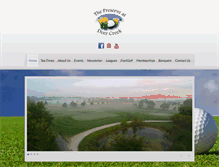 Tablet Screenshot of preserveatdeercreekgolfcourse.com